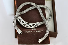 Load image into Gallery viewer, John Hardy Large Sterling Silver Wheat Chain Slide Pendant 17" Necklace
