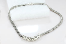 Load image into Gallery viewer, John Hardy Large Sterling Silver Wheat Chain Slide Pendant 17" Necklace
