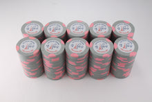 Load image into Gallery viewer, Las Vegas Hotel Paris Casino $2 Dollar H &amp; C Light Gray &amp; Pink Clay Poker Chip
