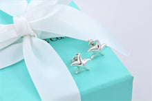 Load image into Gallery viewer, Tiffany &amp; Co. Elsa Peretti Sterling Silver Mini Starfish Stud Earrings
