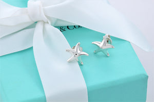 Tiffany & Co. Elsa Peretti Sterling Silver Mini Starfish Stud Earrings