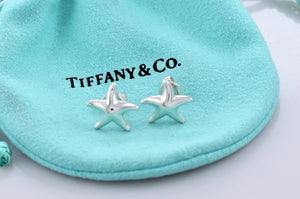 Tiffany & Co. Elsa Peretti Sterling Silver Mini Starfish Stud Earrings