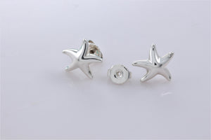 Tiffany & Co. Elsa Peretti Sterling Silver Mini Starfish Stud Earrings