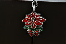 Load image into Gallery viewer, Costume Jewelry High Quality Red Enamel Flower Ribbon Pendant
