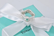 Load image into Gallery viewer, Tiffany &amp; Co. Silver 1837 Square Band Ring
