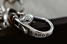 Load image into Gallery viewer, Lagos Womens Sterling Silver Signature Caviar Alternating Link 7.5" Bracelet
