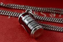 Load image into Gallery viewer, James Avery Sterling Silver Enamel Dr. Pepper Can Charm Pendant 17" Chain Necklace
