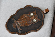 Load image into Gallery viewer, Bell Trading Post Copper Owl Pendant
