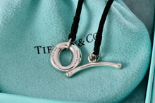 Load image into Gallery viewer, Tiffany &amp; Co. Elsa Peretti Sevillana Silver Silk Cord Toggle 6.75&quot; Bracelet
