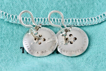 Load image into Gallery viewer, Tiffany &amp; Co. Vintage 14Kt. Gold &amp; Silver Button Clip-On Earrings
