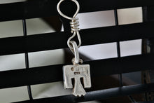 Load image into Gallery viewer, Sterling Silver Native American Thunderbird Warrior Charm Pendant
