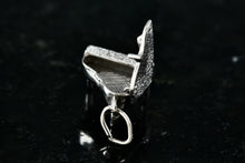 Load image into Gallery viewer, MEM Sterling Silver Black White Enamel Grand Piano Charm Pendant RARE
