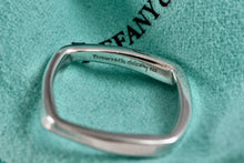 Load image into Gallery viewer, Tiffany &amp; Co. Silver Frank Gehry Narrow Square Torque Ring Size 9.5
