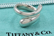 Load image into Gallery viewer, Tiffany &amp; Co. Elsa Peretti Silver Teardrop Open Band Ring
