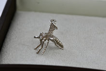 Load image into Gallery viewer, Sterling Silver Mosquito Bug Charm Pendant RARE
