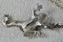 Load image into Gallery viewer, CAVIN RICHIE Sterling Silver Frog Charm Pendant 18&quot; Necklace
