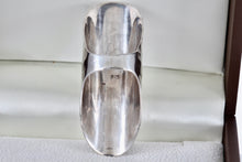 Load image into Gallery viewer, Sterling Silver Long Hammered Ring Size 7.5 Signed BL
