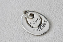 Load image into Gallery viewer, Sterling Silver Love Friends Charm Pendant
