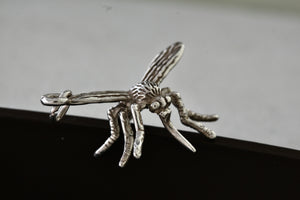 Sterling Silver Mosquito Bug Charm Pendant RARE