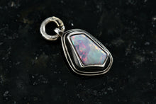 Load image into Gallery viewer, Sterling Silver Opal Nugget Handmade Charm Pendant
