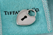 Load image into Gallery viewer, Tiffany &amp; Co. Silver Large Keyhole Heart Pendant
