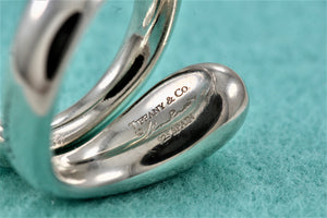 Tiffany & Co. Elsa Peretti Silver Teardrop Open Band Ring