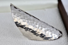 Load image into Gallery viewer, Sterling Silver Long Hammered Ring Size 7.5 Signed BL
