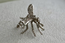 Load image into Gallery viewer, Sterling Silver Mosquito Bug Charm Pendant RARE
