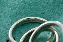 Load image into Gallery viewer, Tiffany &amp; Co. Silver Triple Interlocking Rings Size 4
