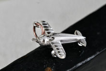 Load image into Gallery viewer, Vintage Carl Art Sterling Silver Airplane Charm Pendant Signed &quot;CA Sterling&quot;
