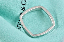 Load image into Gallery viewer, Tiffany &amp; Co. Silver Frank Gehry Narrow Square Torque Ring Size 9.5
