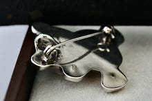 Load image into Gallery viewer, Sterling Silver Teddy Bear Brooch Pin
