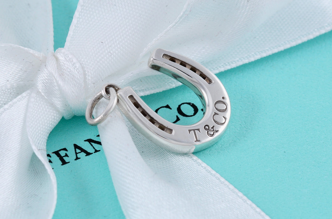 Tiffany & Co. Silver Lucky Horseshoe Charm Pendant