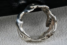 Load image into Gallery viewer, Sterling Silver Melt Wrap Ring Size 6
