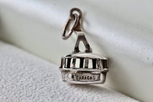 Sterling Silver Caracas Venezuela Gondola Charm Pendant