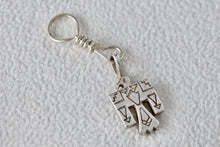 Load image into Gallery viewer, Sterling Silver Native American Thunderbird Warrior Charm Pendant
