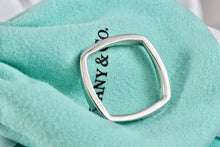 Load image into Gallery viewer, Tiffany &amp; Co. Silver Frank Gehry Narrow Square Torque Ring Size 9.5
