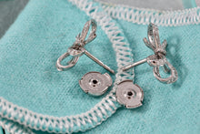 Load image into Gallery viewer, Tiffany &amp; Co. Platinum Diamond Ribbon Stud Earrings
