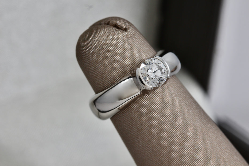 Tiffany & Co. Platinum Engagement Diamond Ring