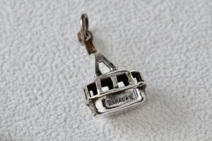 Sterling Silver Caracas Venezuela Gondola Charm Pendant