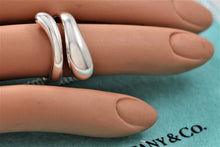 Load image into Gallery viewer, Tiffany &amp; Co. Elsa Peretti Silver Teardrop Open Band Ring
