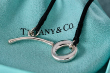 Load image into Gallery viewer, Tiffany &amp; Co. Elsa Peretti Sevillana Silver Silk Cord Toggle 6.75&quot; Bracelet
