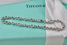 Load image into Gallery viewer, Tiffany &amp; Co. Platinum Diamond Bubble Link Bracelet

