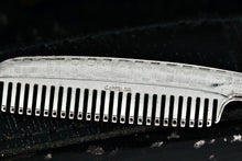 Load image into Gallery viewer, Sterling Silver Mini Comb Brush w/ Leather Case
