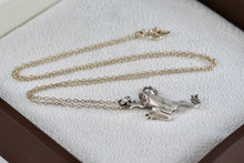 Load image into Gallery viewer, CAVIN RICHIE Sterling Silver Frog Charm Pendant 18&quot; Necklace
