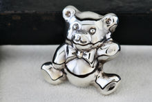 Load image into Gallery viewer, Sterling Silver Teddy Bear Brooch Pin
