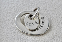 Load image into Gallery viewer, Sterling Silver Love Friends Charm Pendant
