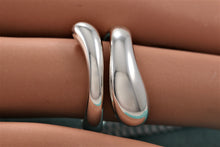 Load image into Gallery viewer, Tiffany &amp; Co. Elsa Peretti Silver Teardrop Open Band Ring
