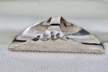 Load image into Gallery viewer, Sterling Silver Long Hammered Ring Size 7.5 Signed BL
