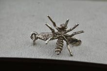 Load image into Gallery viewer, Sterling Silver Mosquito Bug Charm Pendant RARE
